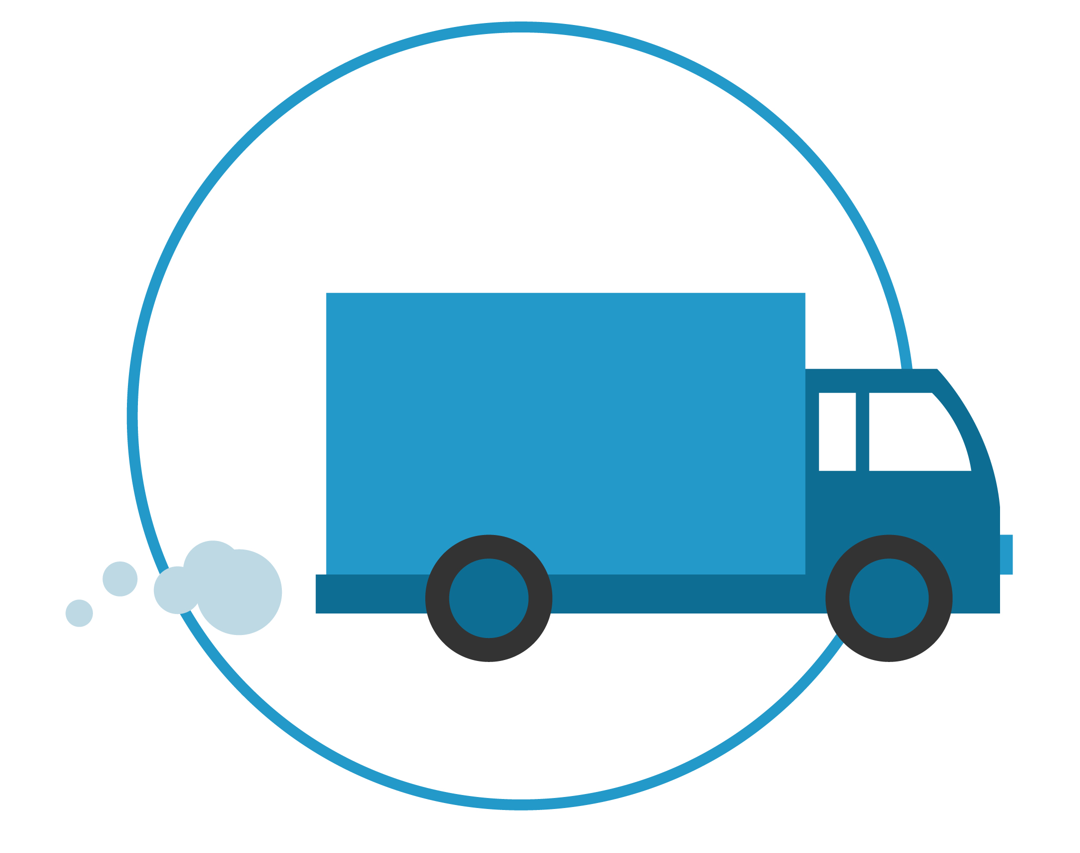 Bezorging palletwagen